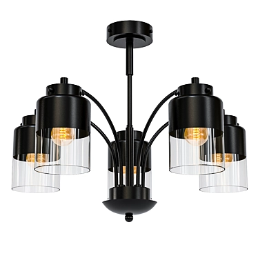 ALFA Viola Tuba 25535 - Stylish Loft Chandelier 3D model image 1 