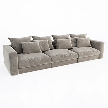 Luxurious Giorgetti Sofa: Flawless Elegance 3D model image 1 