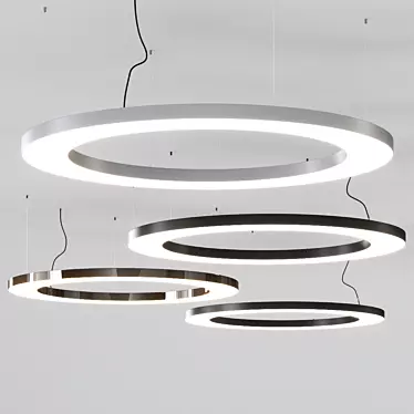 Sattler Anello Pendant Light: Sleek German Design 3D model image 1 