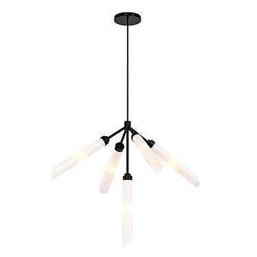 Sleek Spur Pendant Light 3D model image 1 