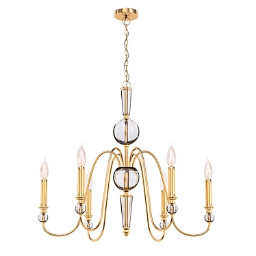 Elegant Lightstar Pendant Chandelier 3D model image 1 