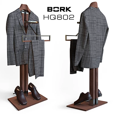 Elegant Floor Hanger Bork HQ802 3D model image 1 