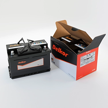 Dependable DELKOR Battery 3D model image 1 