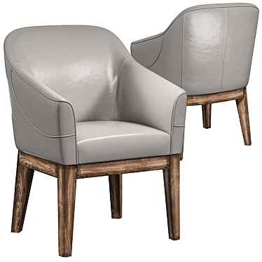 Elegant Armchair Design - Armchair Mod 3D model image 1 