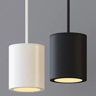 Lamar Pendant: Modern Elegance 3D model image 1 