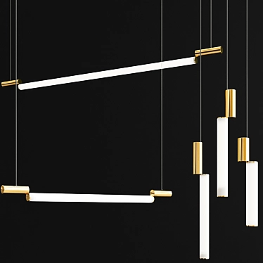 Sleek Illumination: RAMP Collection Lampatron 3D model image 1 