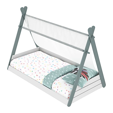 Siffroy Children's Bed - Stylish & Spacious 3D model image 1 