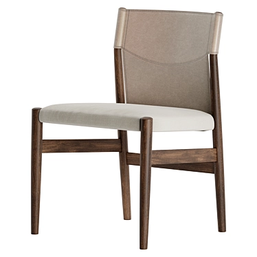 Elegant Porada Sveva Chair 3D model image 1 