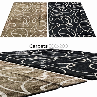 Elegant Interior Carpets 3D model image 1 