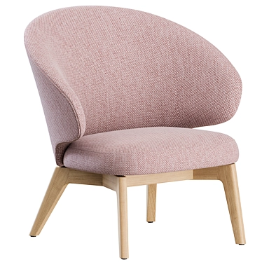 LET Armchair: Stylish Comfort for Your Space 3D model image 1 