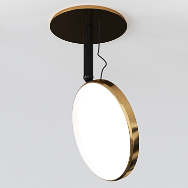 Sattler AVVENI PURE: Sleek German Ceiling Lamp 3D model image 1 