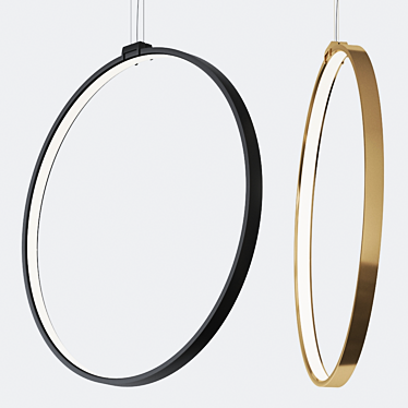 Delta Light Superloop Pendant LED Lamp 3D model image 1 