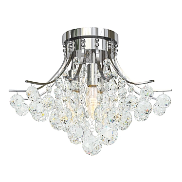 Sparkling Crystal Chandelier 3D model image 1 