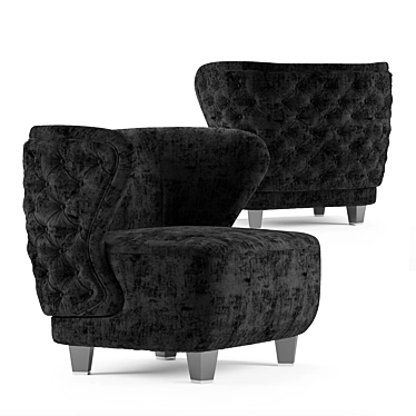 Elegant Heritage Annabelle Armchair 3D model image 1 