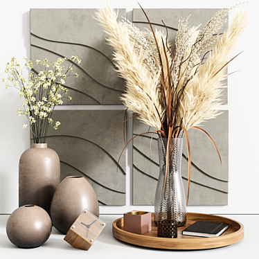 Bouquet Pampa Grass Decor Set