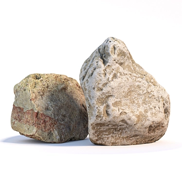 360° Scanned Stones for Landscaping 3D model image 1 