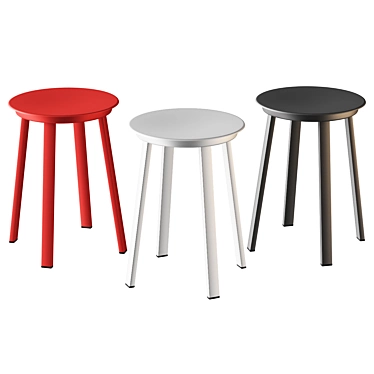 HAY Revolver Stool: Sleek and Functional 3D model image 1 