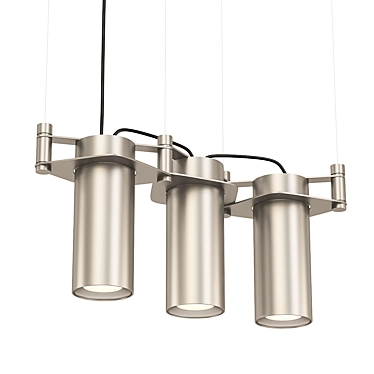 Elegant Chain Suspension Lamps 3D model image 1 