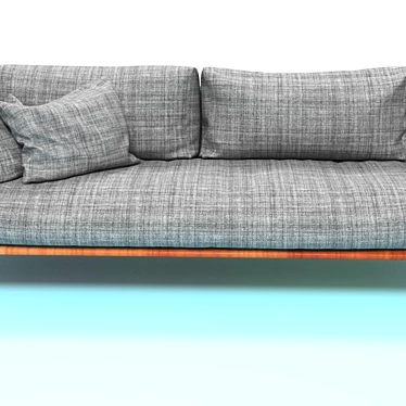 High-Quality 3D Sofa Model 3D model image 1 