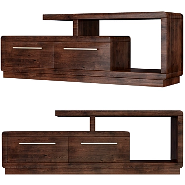 "Solana" TV Unit: Modern Design, 2015 Version 3D model image 1 