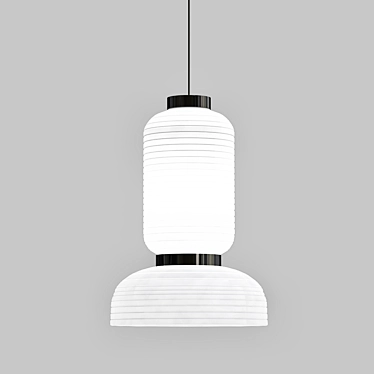 Modern Geometric Pendant Light 3D model image 1 