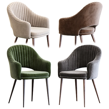 Elegante Deephouse Chair 3D model image 1 