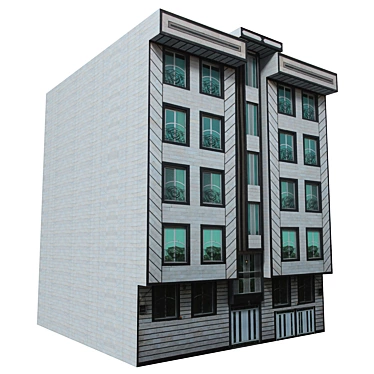 Realistic Low Poly 3D Building 3D model image 1 