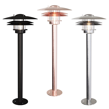 Nordlux Amalienborg: Classic and Stylish Outdoor Light 3D model image 1 