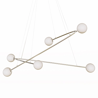 Modern Hanging Light Fixture: Aromas Endo 3D model image 1 