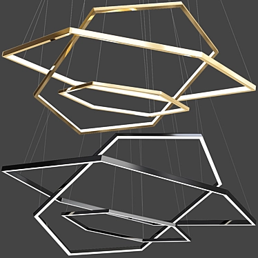Elegant Impress Chandelier 3D model image 1 