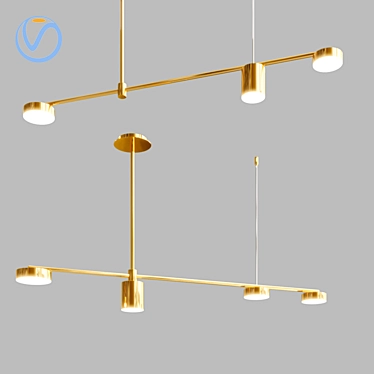 Modern Shannon Pendant Lamp 3D model image 1 