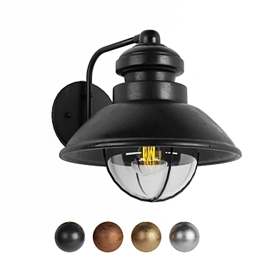 Rustic Barn Outdoor Lights 3D model image 1 