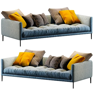 Bonaldo Coral: Stylish and Spacious Sofa 3D model image 1 