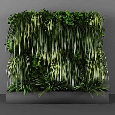 Green Wall Planter 3D model image 1 