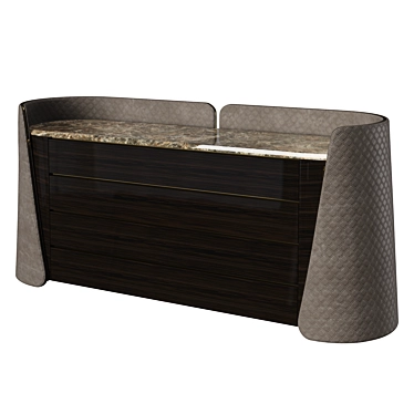 Elegant Contarini Sideboard: Italian Craftsmanship 3D model image 1 