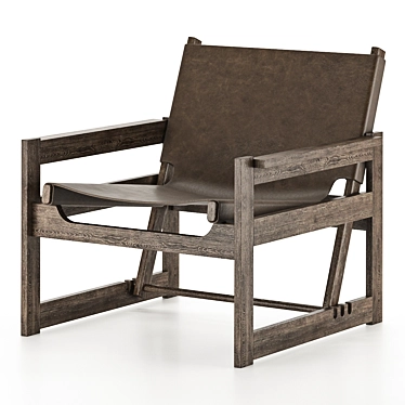 Luxury Nielsen Leather Chair 3D model image 1 