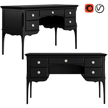 Venice Writing Desk by Dantone Home 3D model image 1 