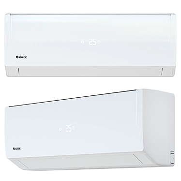 GREE GWH07QA-K3DNB6C Smart 7K BTU Air Conditioner 3D model image 1 