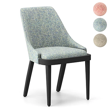 Modern Danish Chair by Sevensedie 3D model image 1 