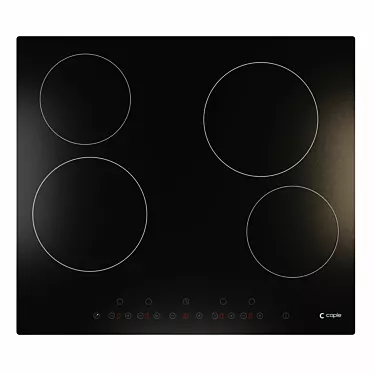 Bosch Touch Control Stove 3D model image 1 