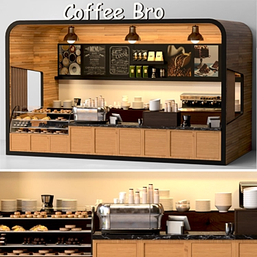 Cafe Design Collection - Coffee, Sweets, 3D Models 3D model image 1 