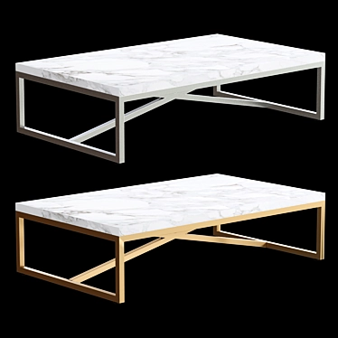 Sleek Torano Coffee Table: RH Modern 3D model image 1 