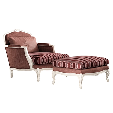 Keoma Chinook Armchair: Elegant and Comfortable 3D model image 1 