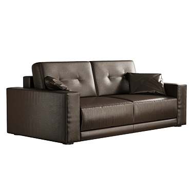 Italian Keoma Safira Double Sofa 3D model image 1 