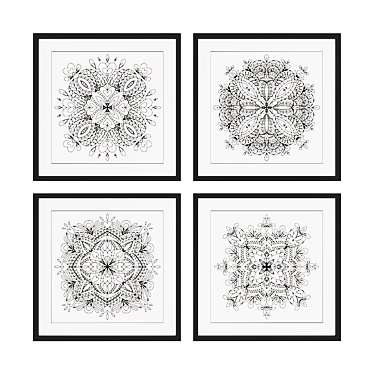 Mystic Mandalas Set 3D model image 1 