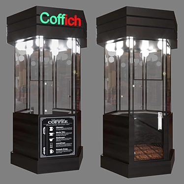 QuickCafé: Convenient Coffee On-The-Go 3D model image 1 