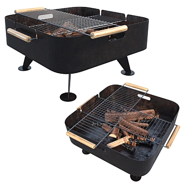 EGOE Square Grill 3D model image 1 