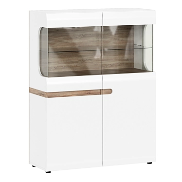 Linate Showcase Wardrobe 3D model image 1 
