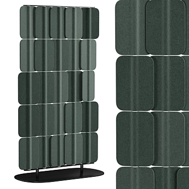 Modular Acoustic Privacy Panel 3D model image 1 