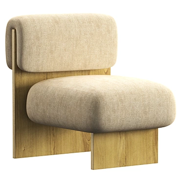 Fomu Lart Lounge Chair - Stylish and Comfortable 3D model image 1 